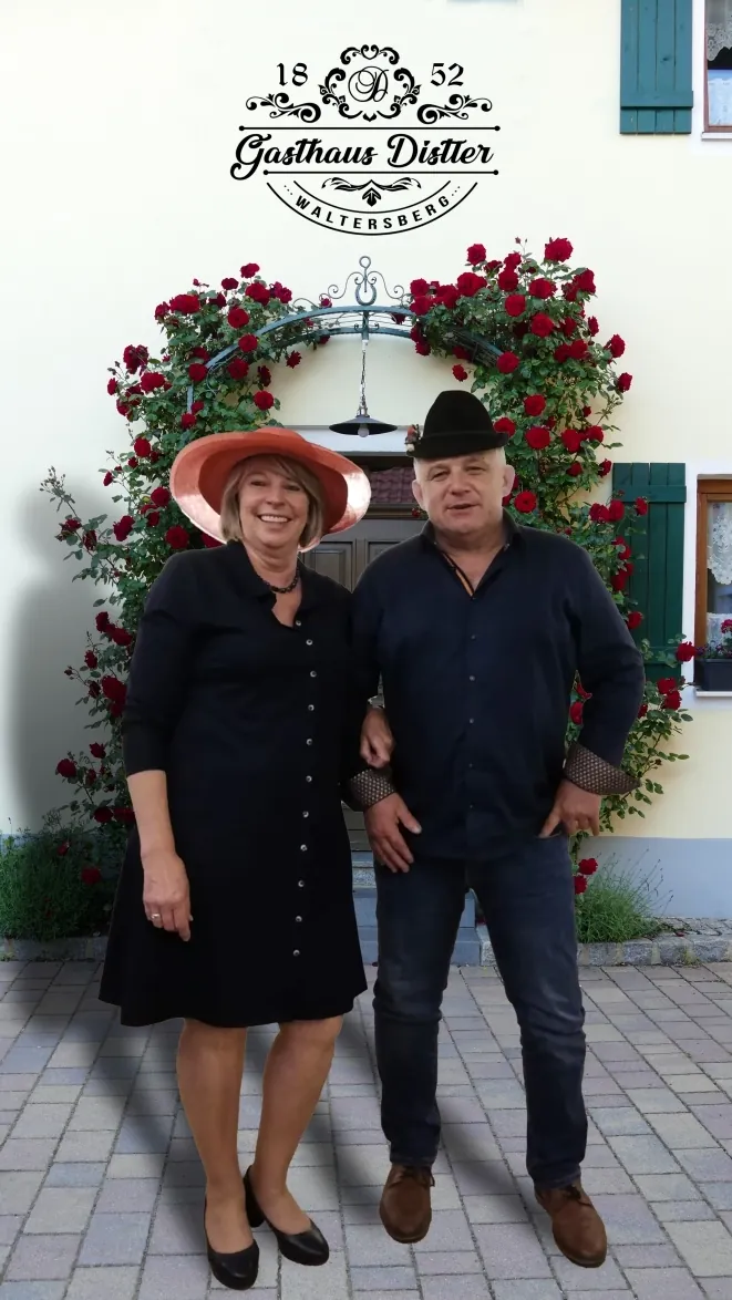 Die Wirtsleute von Distlers Barock Stodl